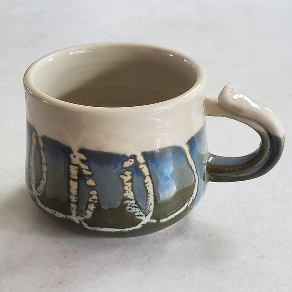 Nice Studio Pottery Mug Cup Unsigned - Picture 7 of 9